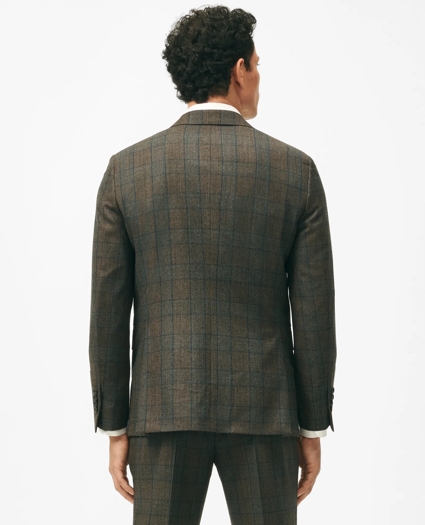Slim Fit Wool Cashmere Checked 1818 Suit, image 4