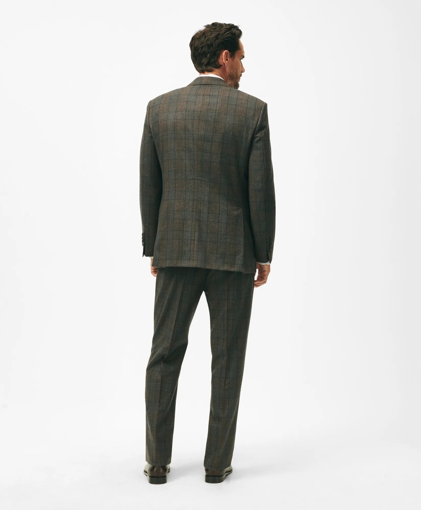 Traditional Fit Wool Cashmere Checked 1818 Suit, image 4