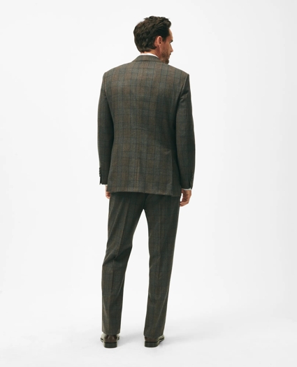 Traditional Fit Wool Cashmere Checked 1818 Suit, image 4