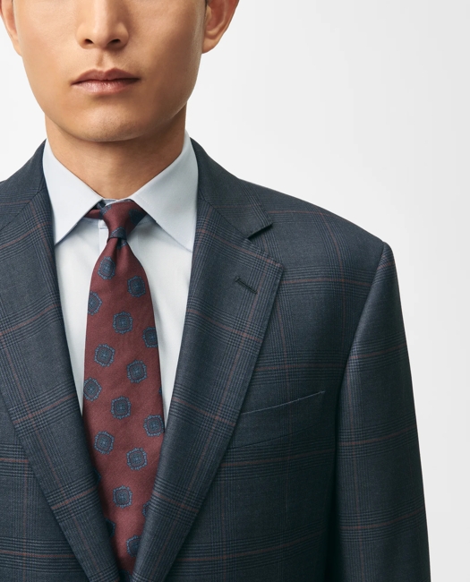 Brooks Brothers Explorer Collection Slim Fit Wool Checked
