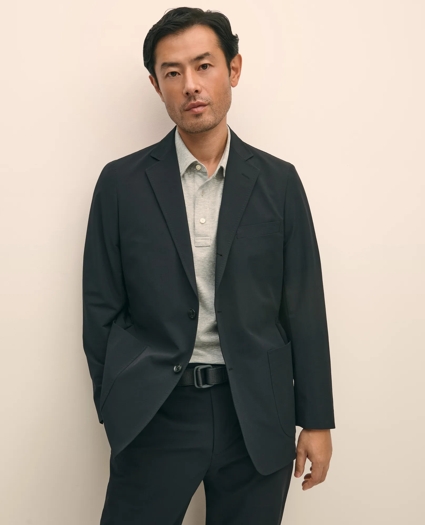 Slim Fit Lightweight Stretch Travel Suit Jacket, image 1
