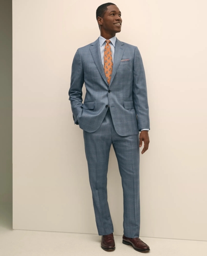 Classic Fit Wool Overcheck 1818 Suit, image 1