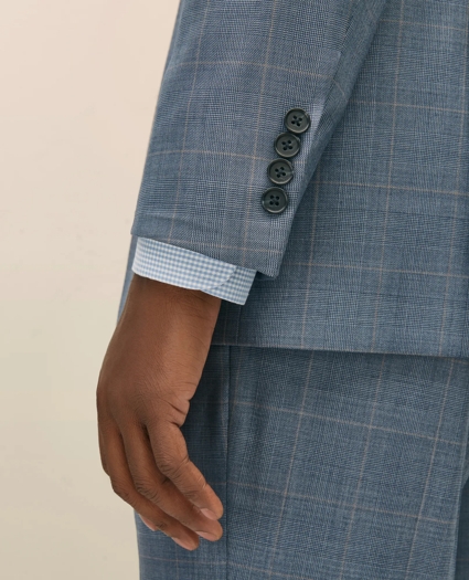 Classic Fit Wool Overcheck 1818 Suit, image 5