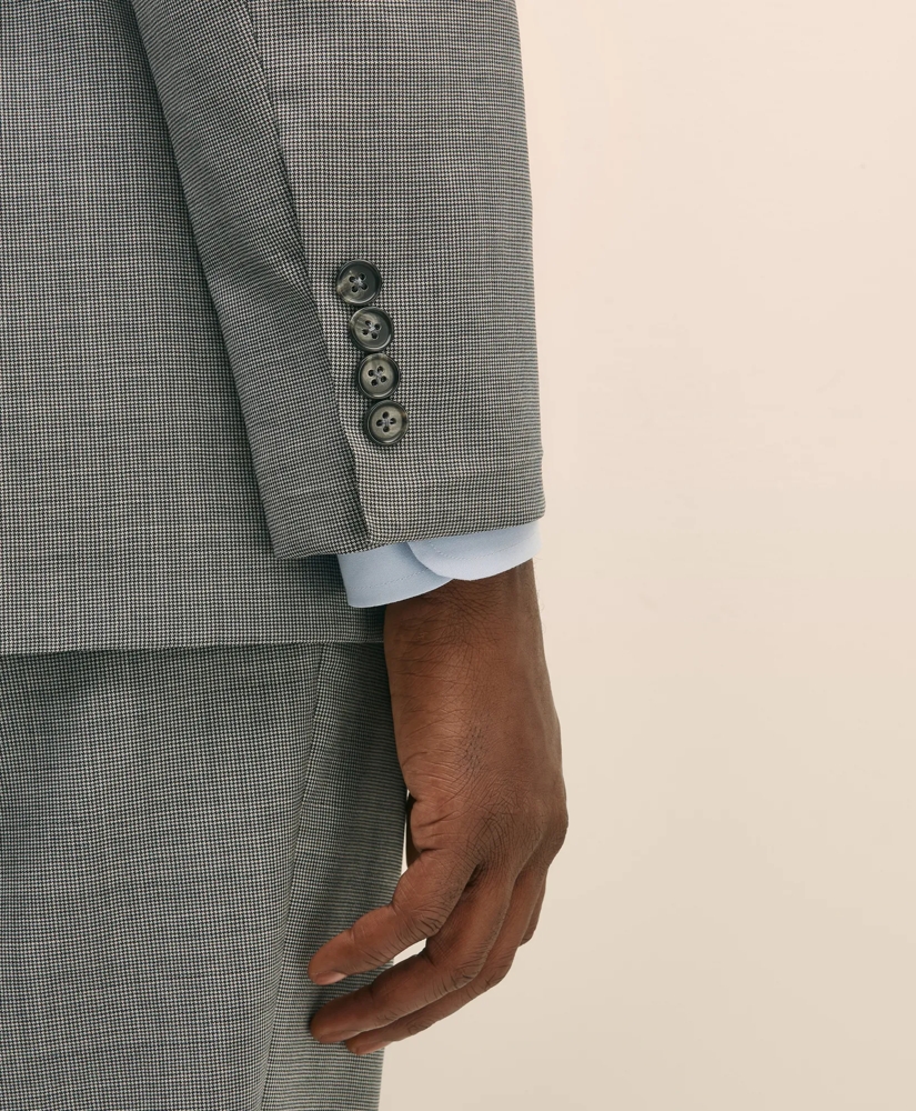 Classic Fit Wool Mini Houndstooth 1818 Suit, image 5
