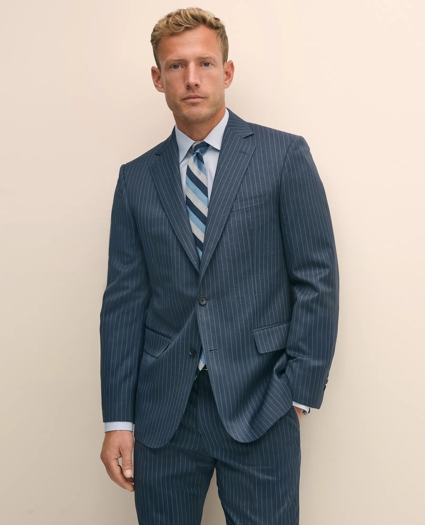 Classic Fit Wool Pinstripe 1818 Suit, image 1