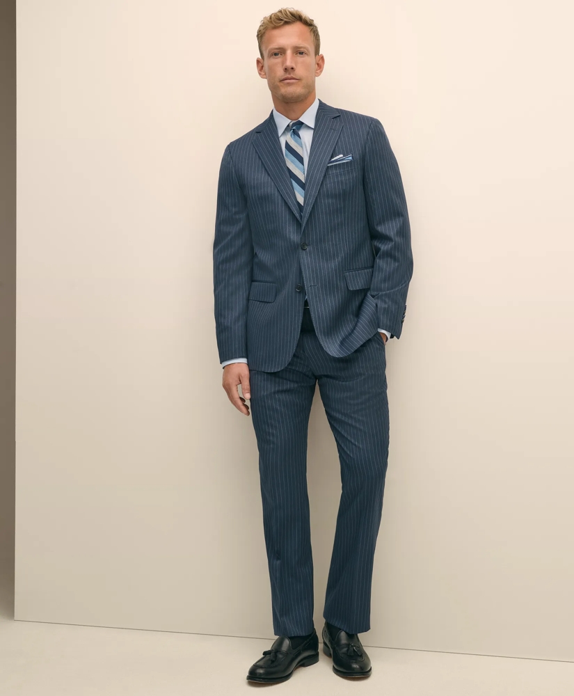 Classic Fit Wool Pinstripe 1818 Suit, image 3