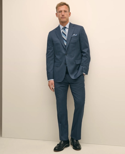 Classic Fit Wool Pinstripe 1818 Suit, image 3