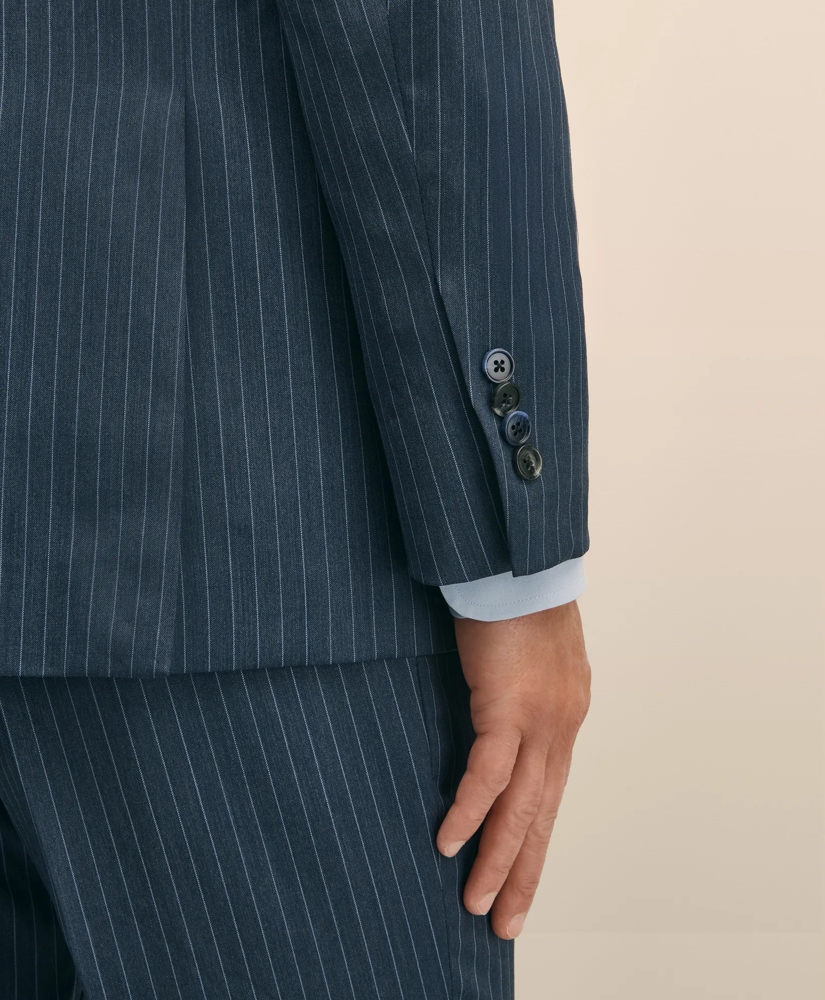 Classic Fit Wool Pinstripe 1818 Suit, image 5