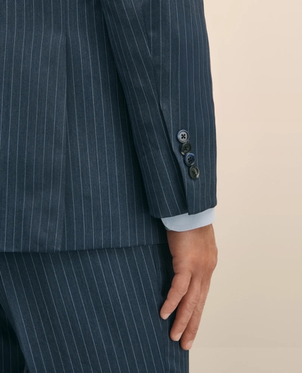 Classic Fit Wool Pinstripe 1818 Suit, image 5
