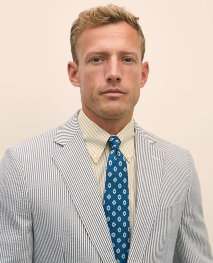 Classic Fit Cotton Seersucker 1818 Suit, image 4