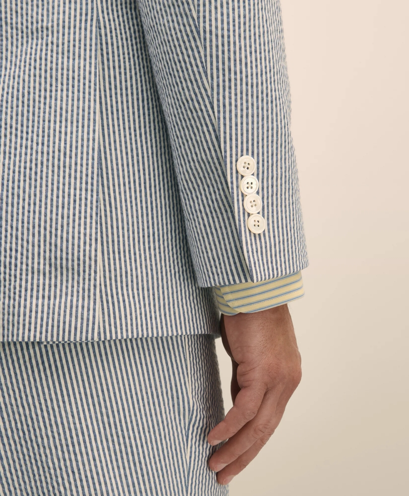 Classic Fit Cotton Seersucker 1818 Suit, image 5
