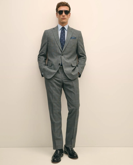 Brooks Brothers Explorer Collection Classic Fit Wool Check Suit Jacket, image 2