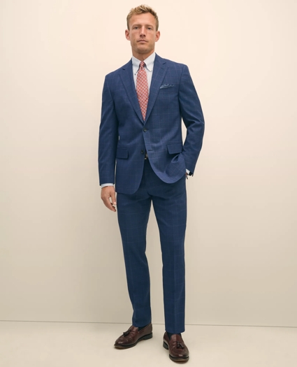 Brooks Brothers Explorer Collection Classic Fit Wool Check Suit Jacket, image 2