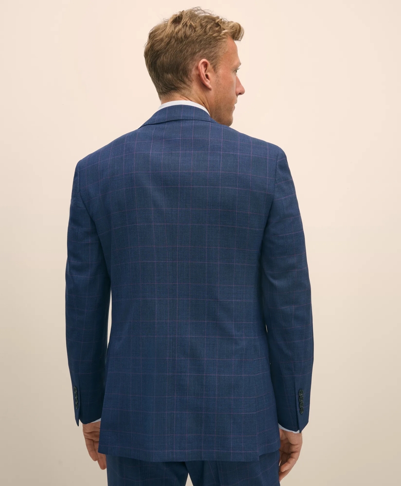 Brooks Brothers Explorer Collection Classic Fit Wool Check Suit Jacket, image 4