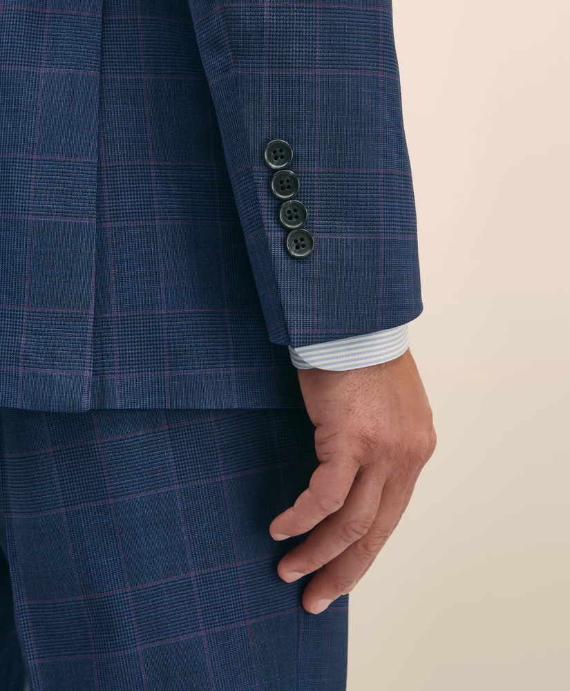 Brooks Brothers Explorer Collection Classic Fit Wool Check Suit Jacket, image 5
