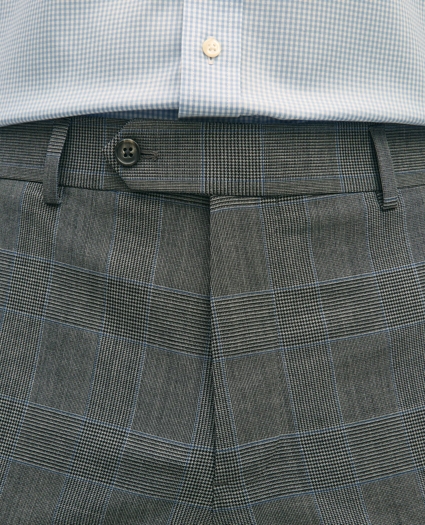 Brooks Brothers Explorer Collection Classic Fit Wool Check Suit Pants, image 3
