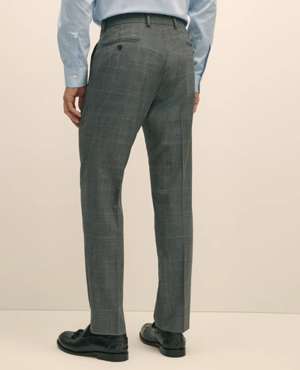 Brooks Brothers Explorer Collection Classic Fit Wool Check Suit Pants, image 4