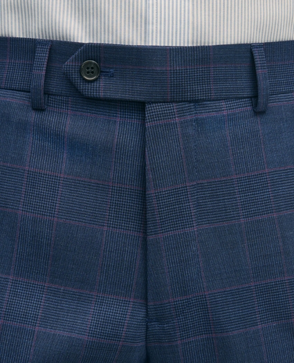 Brooks Brothers Explorer Collection Classic Fit Wool Check Suit Pants, image 4
