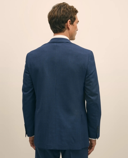 Brooks Brothers Explorer Collection Classic Fit Wool Pinstripe Suit Jacket, image 5