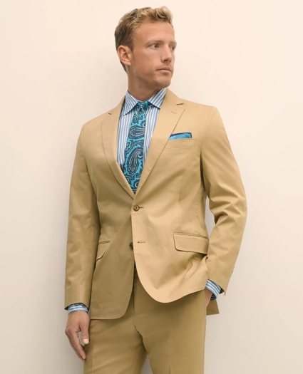 Classic Fit Stretch Cotton Twill Suit Jacket, image 1