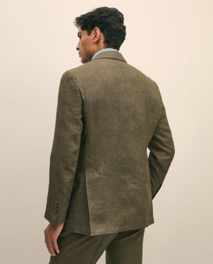 2 Brooks Brothers Washed For Softness Linen/Cott KING Shams