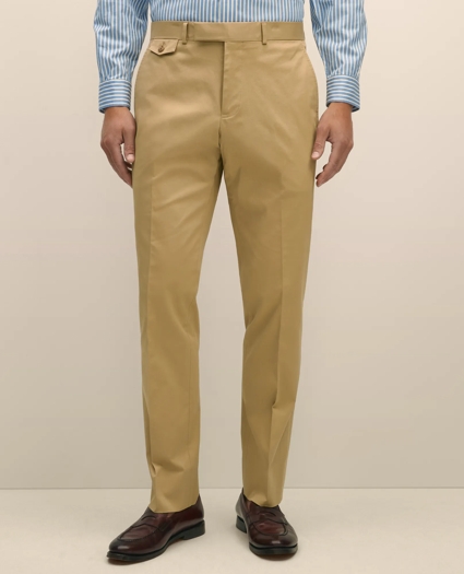 Classic Fit Stretch Cotton Twill Suit Pants, image 2