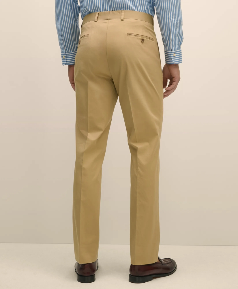 Classic Fit Stretch Cotton Twill Suit Pants, image 4