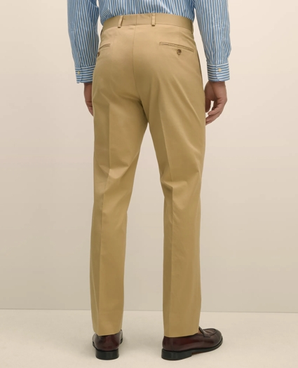 Classic Fit Stretch Cotton Twill Suit Pants, image 4