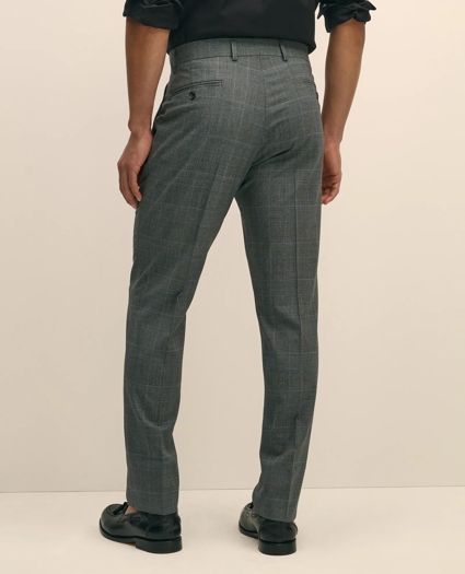 Brooks Brothers Explorer Collection Slim Fit Wool Check Suit Pants, image 3