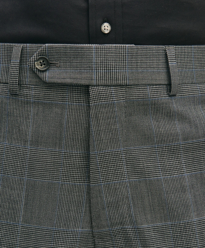 Brooks Brothers Explorer Collection Slim Fit Wool Check Suit Pants, image 4