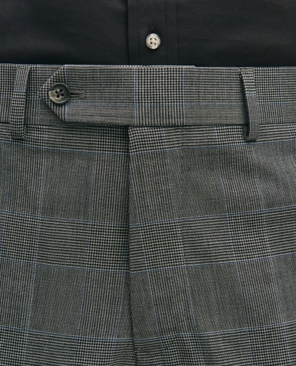 Brooks Brothers Explorer Collection Slim Fit Wool Check Suit Pants, image 4