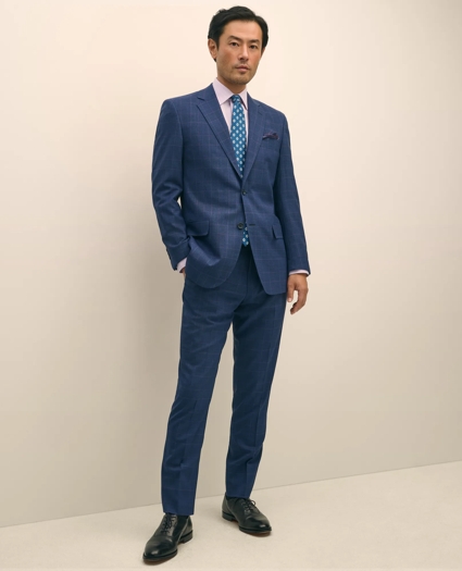 Brooks Brothers Explorer Collection Slim Fit Wool Check Suit Pants, image 1