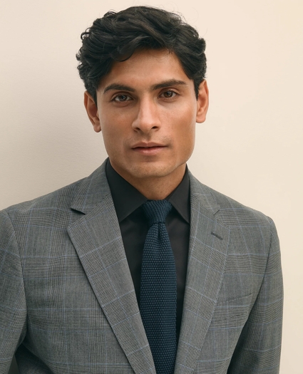 Brooks Brothers Explorer Collection Slim Fit Wool Check Suit Jacket, image 3