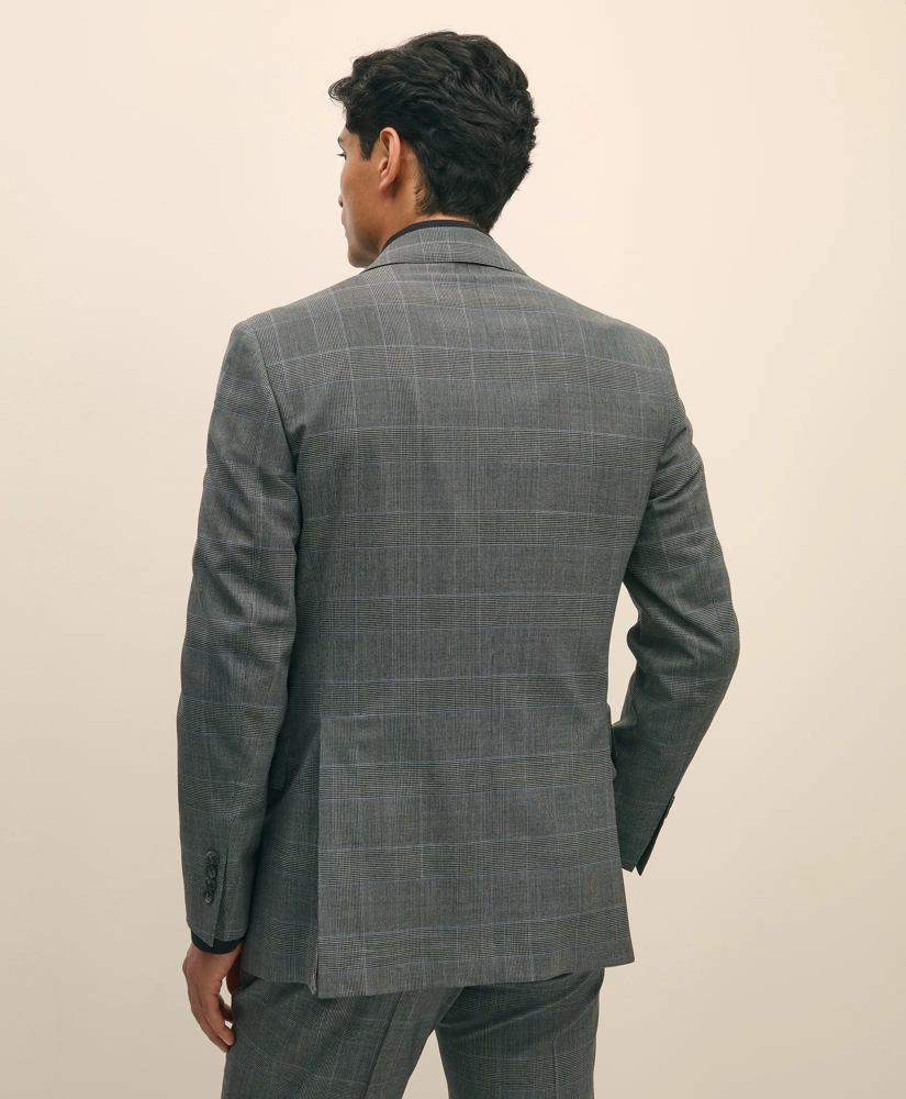 Brooks Brothers Explorer Collection Slim Fit Wool Check Suit Jacket, image 4