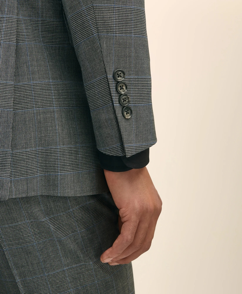 Brooks Brothers Explorer Collection Slim Fit Wool Check Suit Jacket, image 5