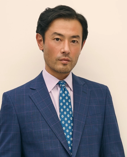 Brooks Brothers Explorer Collection Slim Fit Wool Check Suit Jacket, image 3