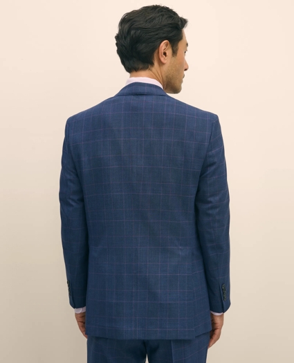 Brooks Brothers Explorer Collection Slim Fit Wool Check Suit Jacket, image 4