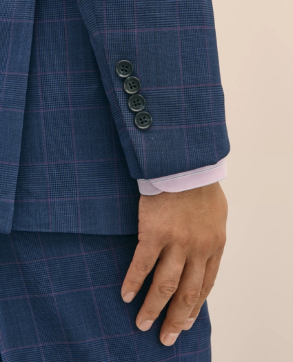 Brooks Brothers Explorer Collection Slim Fit Wool Check Suit Jacket, image 5