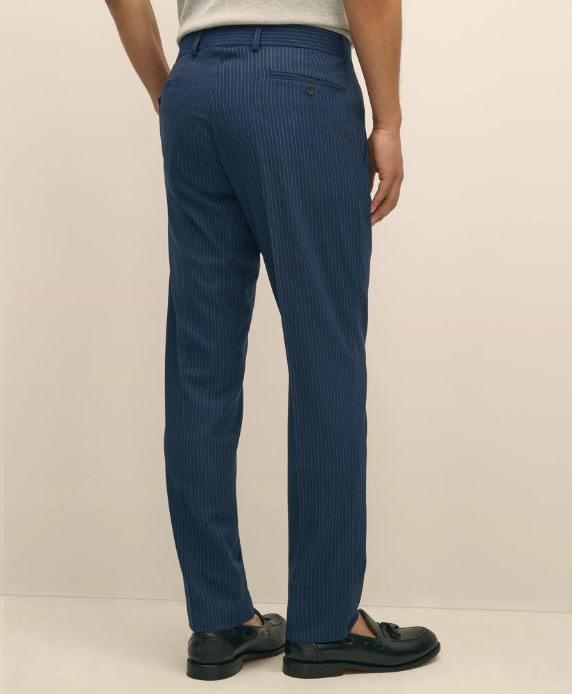 Brooks Brothers Explorer Collection Slim Fit Wool Pinstripe Suit Pants, image 4