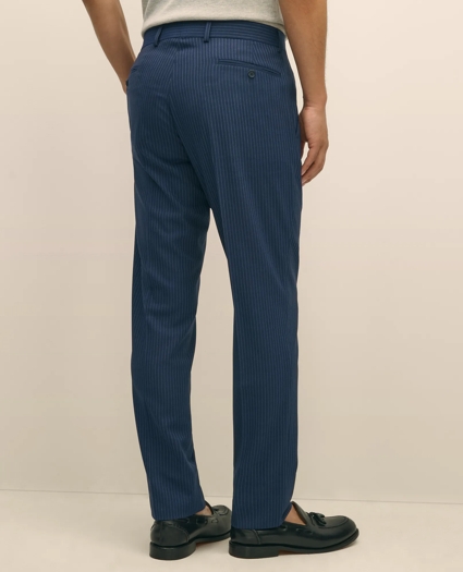 Brooks Brothers Explorer Collection Slim Fit Wool Pinstripe Suit Pants, image 4