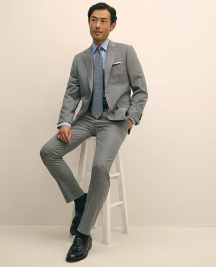 Slim Fit Wool Mini Houndstooth 1818 Suit, image 2