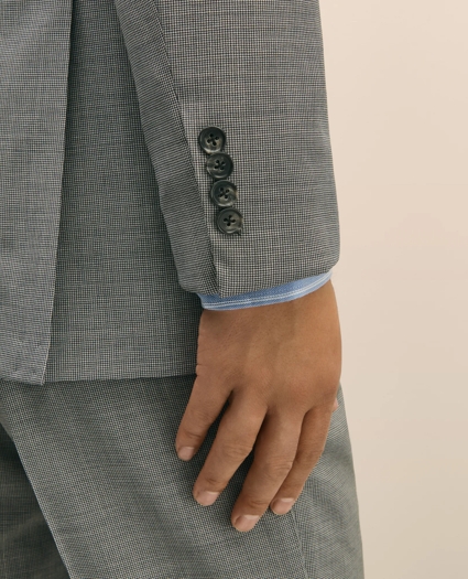 Slim Fit Wool Mini Houndstooth 1818 Suit, image 5