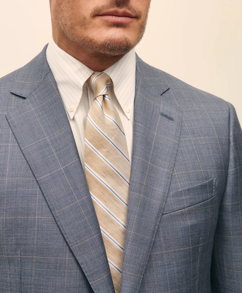 Traditional Fit Wool Overcheck 1818 Suit, image 3