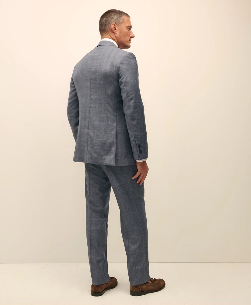 Traditional Fit Wool Overcheck 1818 Suit, image 4