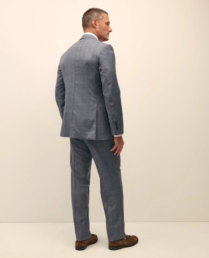 Traditional Fit Wool Overcheck 1818 Suit, image 4