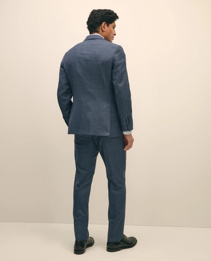 Slim Fit Wool Check 1818 Suit, image 4