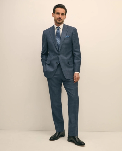 Traditional Fit Wool Check 1818 Suit, image 2