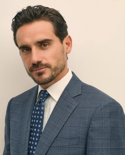 Traditional Fit Wool Check 1818 Suit, image 3