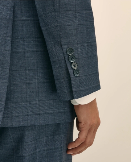 Traditional Fit Wool Check 1818 Suit, image 5