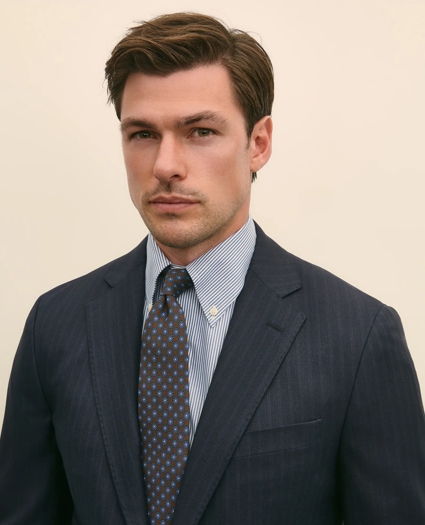 Brooks Brothers Explorer Collection Classic Fit Wool Bold Stripe Suit Jacket, image 3